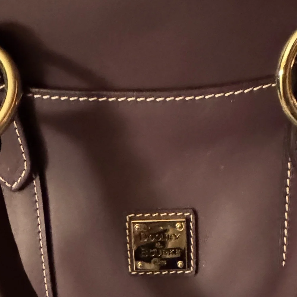 Dooney & Bourke plum satchel - Picture 3 of 6